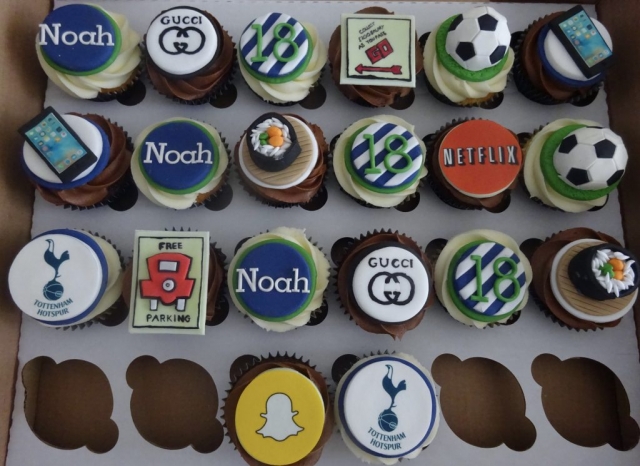 "18th Birthday Cupcakes"