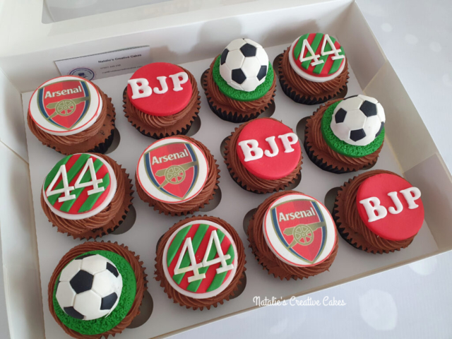 "Football Cupcakes"