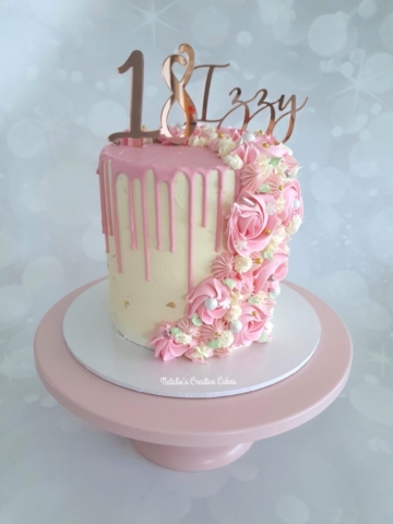 "18th Birthday Drip Cake"