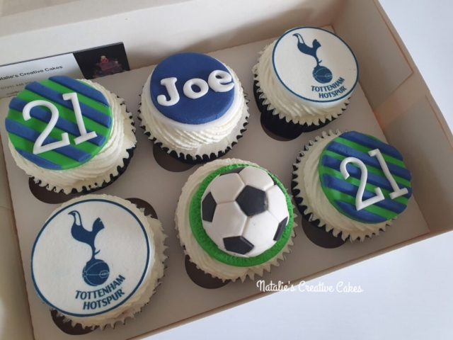 "Football Cupcakes"