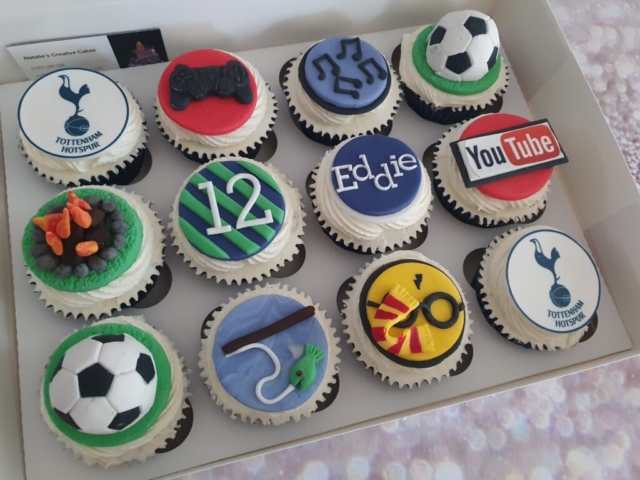 "Boy's Mixed Cupcakes"