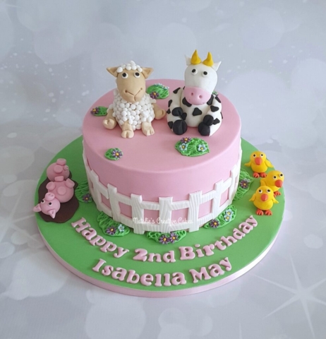 "Farm Animal Cake"