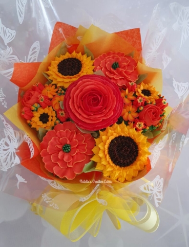 "Small Deluxe Bouquet Sunflower"